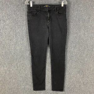 Lucky Brand Sasha Supper Skinny Jeans Women's 10/30 Denim Stretch Charcoal Gray